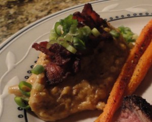 Loaded Cauliflower puree