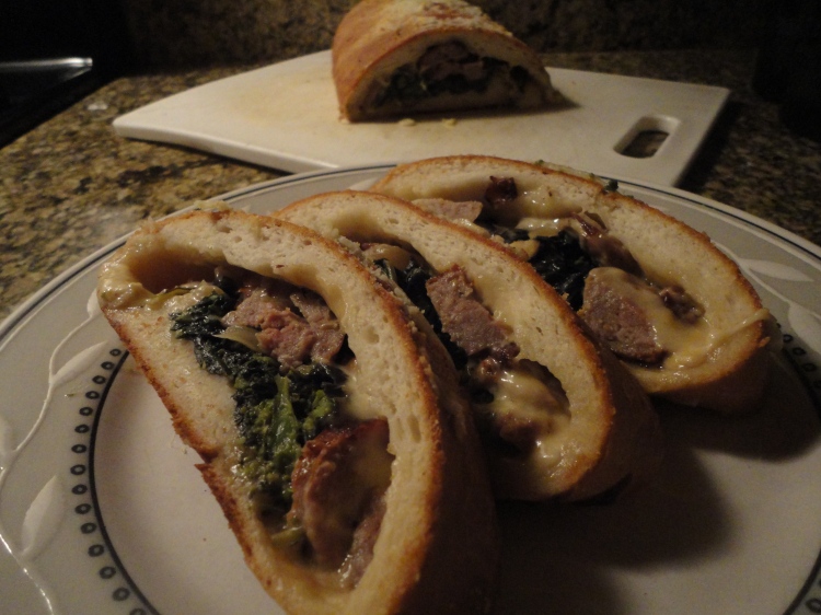 Broccoli Rabe & Sausage Bread