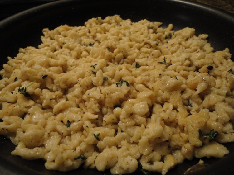 Parmesan & Thyme Spaetzle