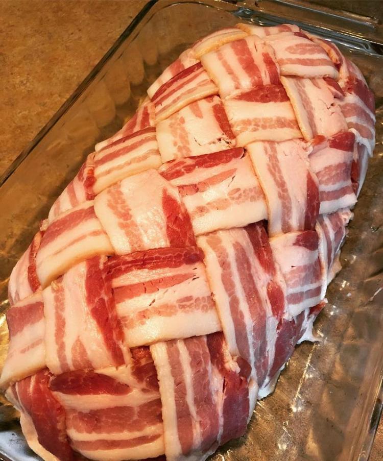 Bacon Wrapped Meatloaf